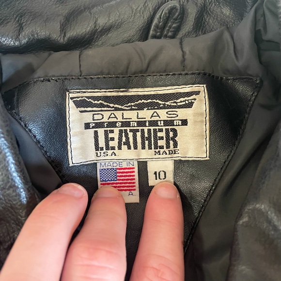 | Authentic REAL Leather Jacket! | “Dallas Premium Leather” | Made in USA | - Picture 8 of 15